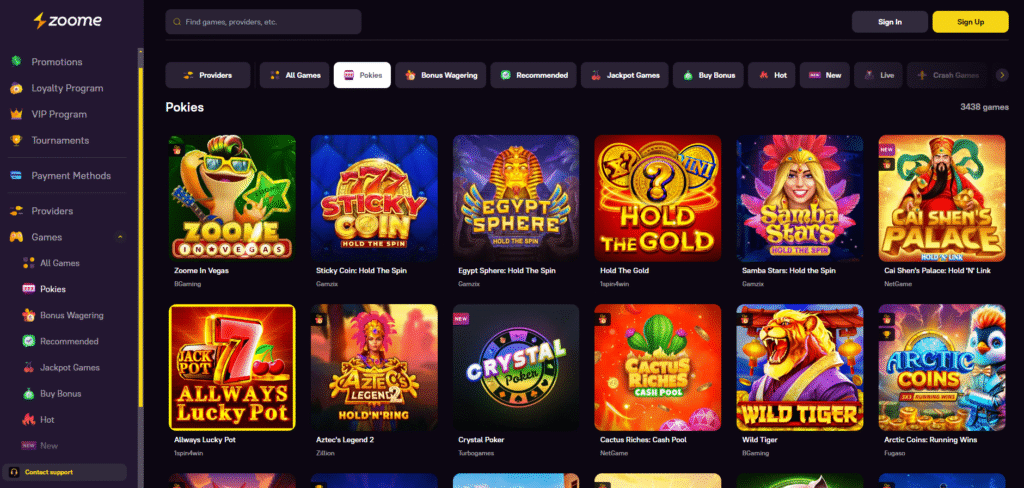 Zoome Casino