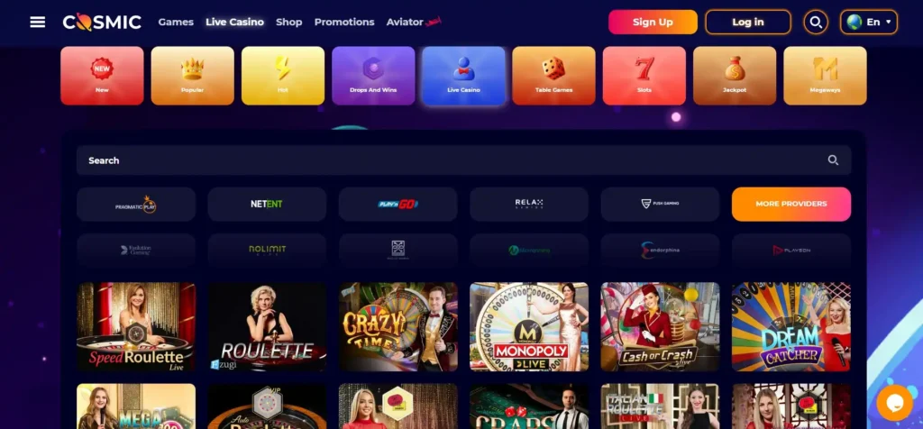 CosmicSlot Casino