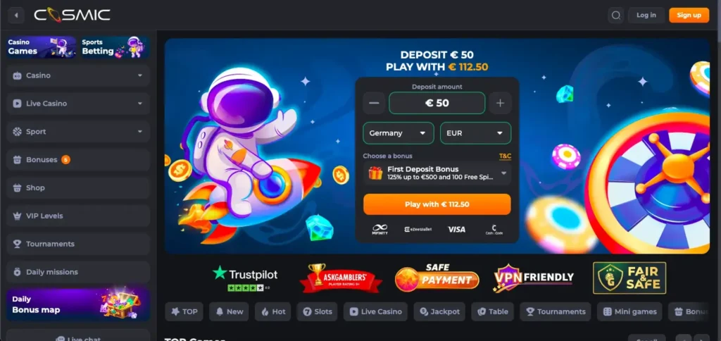 CosmicSlot Casino