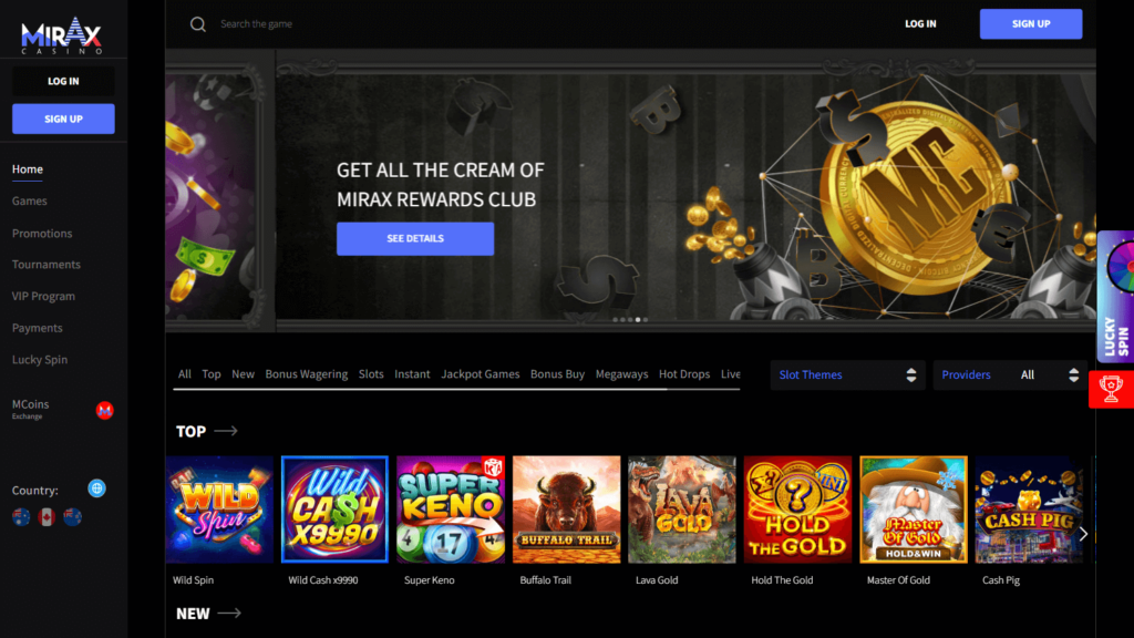 Mirax Casino's