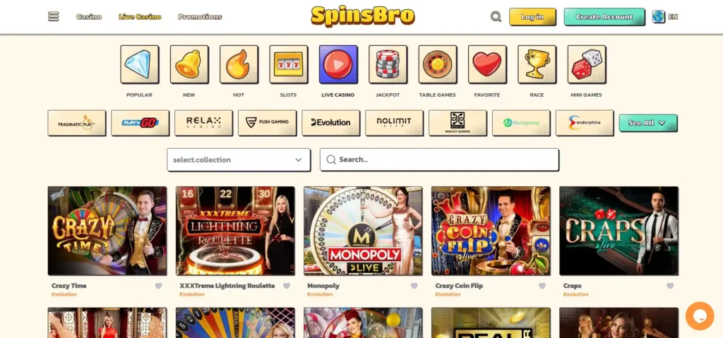 SpinsBro Casino